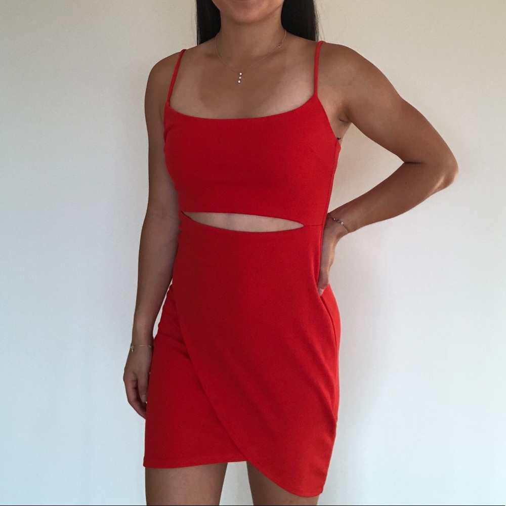 Red Bodycon Party Dress